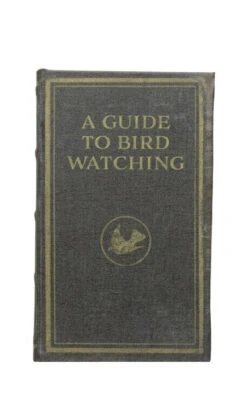 "A Guide To Bird Watching" Canvas Book Storage Box