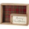 "Merry Christmas" Inset Box Sign
