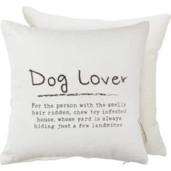 "Dog Lover" Pillow