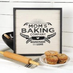 "Mom's Baking Company" Wood Sign
