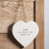 "Home Is Where The Heart Is" Plaque By Mud Pie