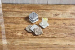Crocheted Coasters, Set Of 4, 2 Color Options