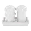 Beaded Salt & Pepper 3-Piece Set By Mud Pie