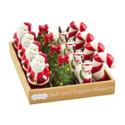 Christmas Figural Salt / Pepper Shaker, 4 Style Options By Mud Pie