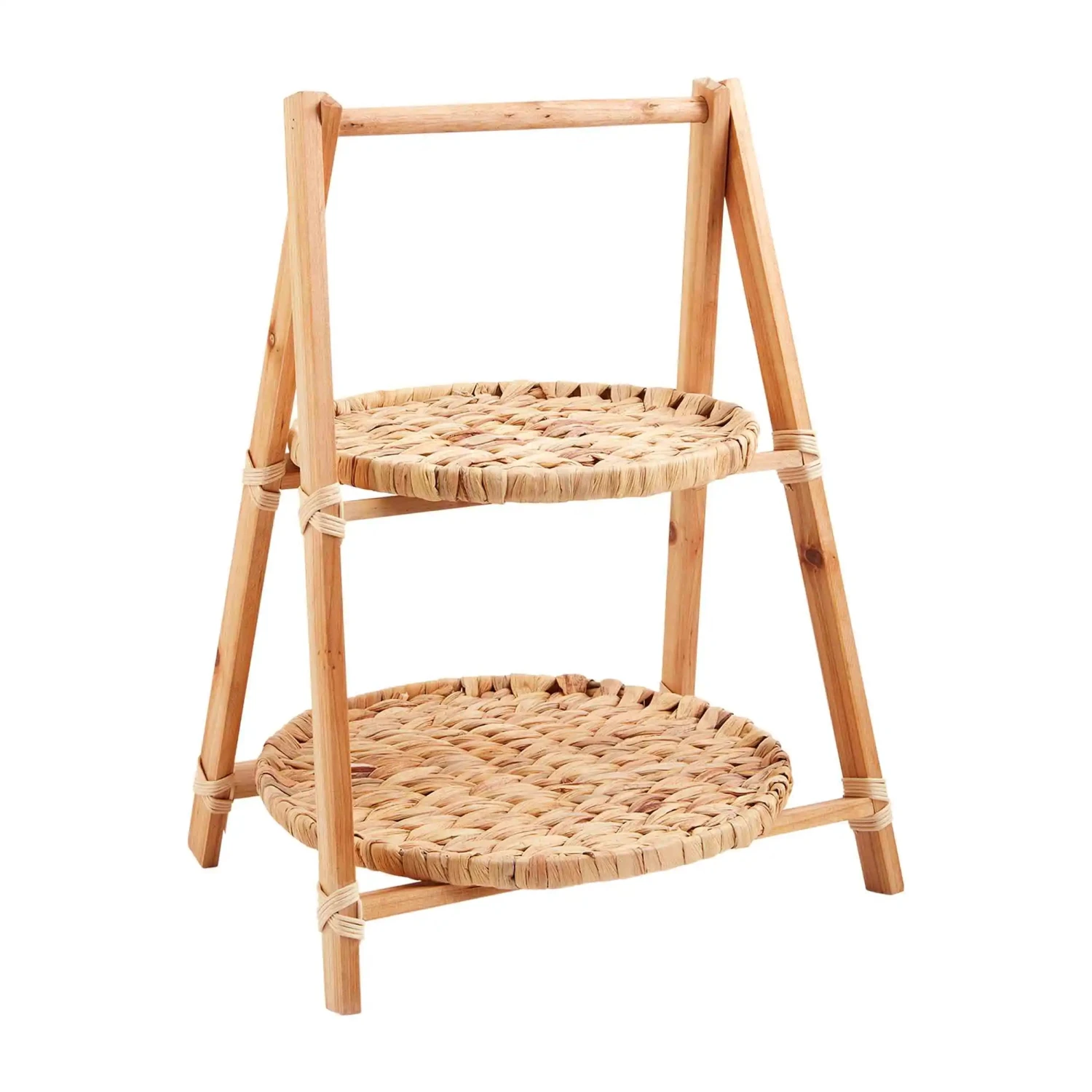 Woven Tiered Server By Mud Pie (Pick Up Only) - Image 2