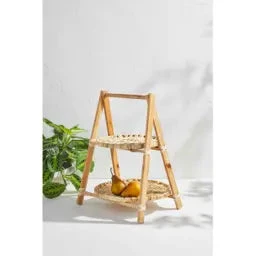 Woven Tiered Server By Mud Pie (Pick Up Only)