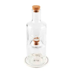 Glass Stacked Oil & Vinegar Dip 3-Piece Set By Mud Pie