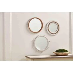 Beaded Wall Mirror By Mud Pie, 3 Style Options (Pick Up Only)