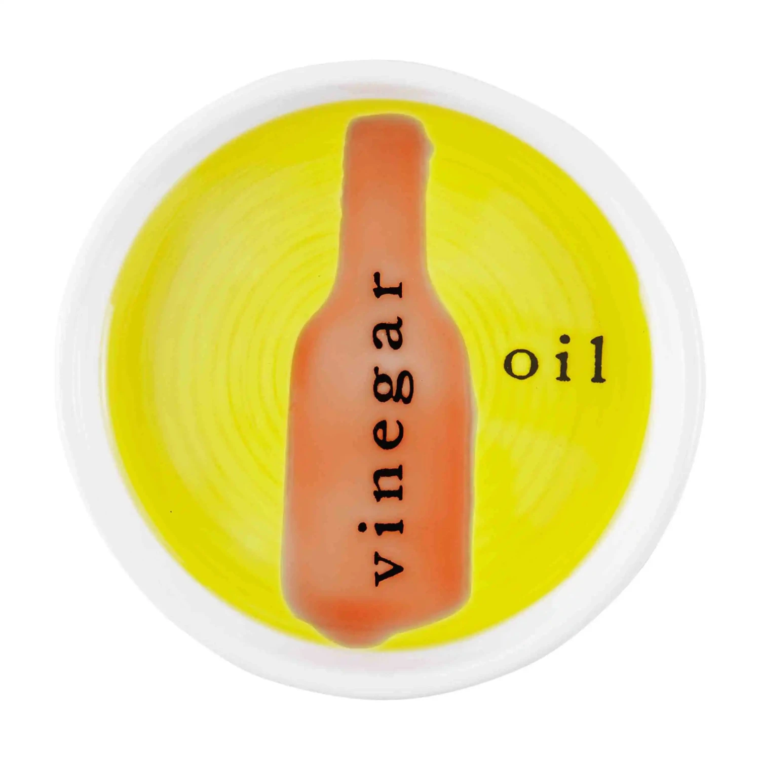 Oil & Vinegar Dipping Tidbit Dish, 2 Style Options By Mud Pie - Image 3