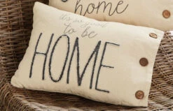 It's So Good To Be Home Canvas Pillow By Mud Pie
