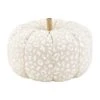 Animal Print Leopard Fabric Pumpkin By Mud Pie