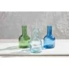 Short Glass Bottle Vase, 3 Color Options By Mud Pie