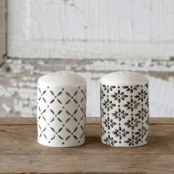 Norden Pattern Salt & Pepper Shakers, Set Of 2 By Park Hill Collection