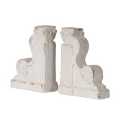 Scrollwork Bookend Set