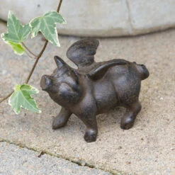 When Pigs Fly Cast Iron Pig With Wings