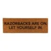 "Razorbacks Are On” Coir Door Mat