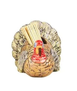 Turkey Toothpick Holder By Mud Pie