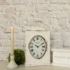 White Lantern Tabletop Clock