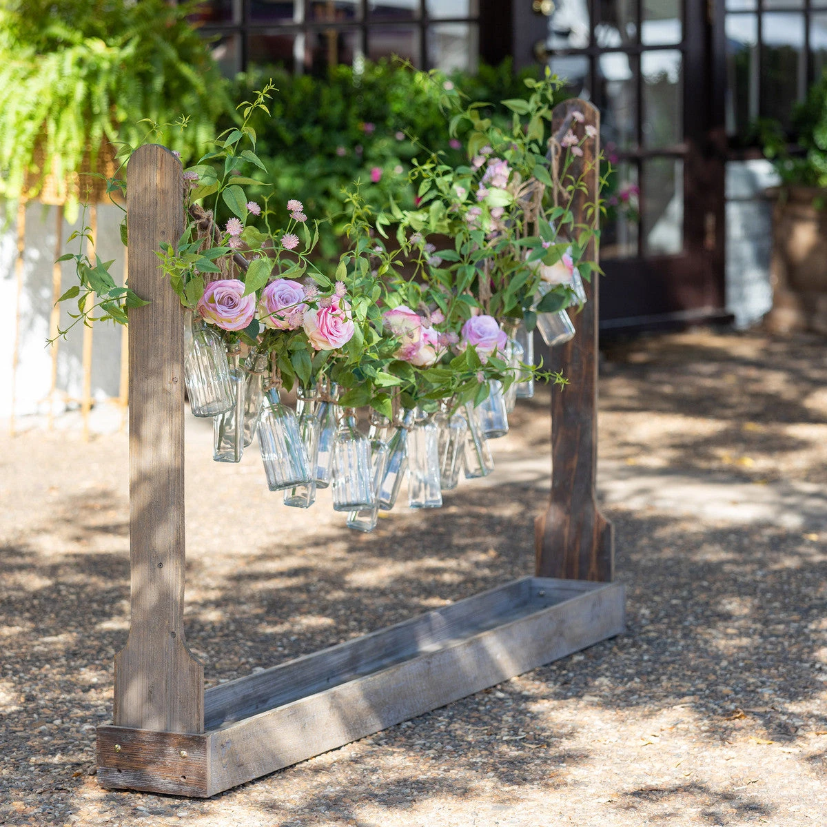 Bottle Garland Vases & Wooden Stanchion By Park Hill Collection (Pick Up Only) - Image 6