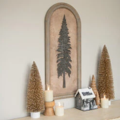 Framed Pine Tree Silhouette Sign (Pick Up Only)