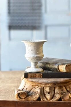 Noble Urn, Blue Hint Finish, 5.5"