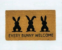 "Every Bunny Welcome" Door Mat