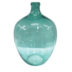 Demi John Bottle, Blue Green By Porch View Home (Pick Up Only)