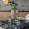 Chicken Wire Wrapped Seltzer Bottle Vase By Porch View Home