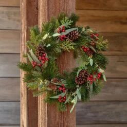 Christmas Gathering Wreath By Porch View Home (Pick Up Only)
