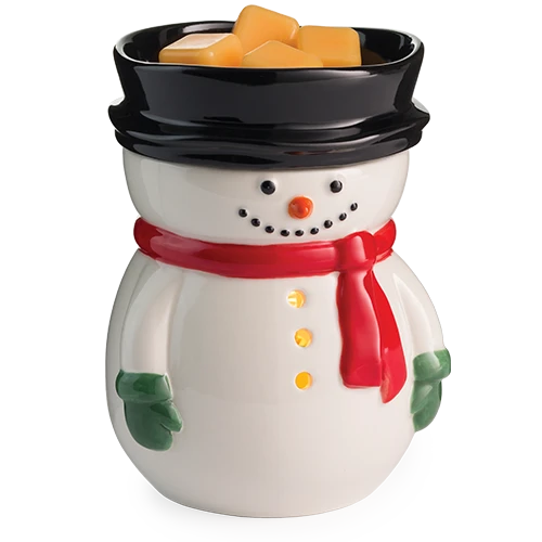 Frosty Snowman Illumination Fragrance Wax Melt Warmer By Candle Warmers Etc - Image 3