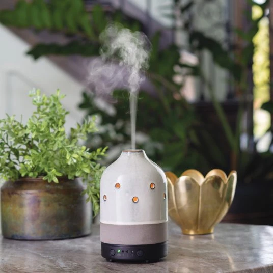 Glazed Concrete Timer Ultra Sonic Essential Oil Diffuser By Airome'