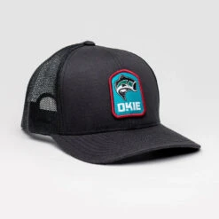 The Okie Brand Hat, Trapper, Black & Black