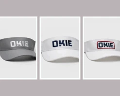 The Okie Brand Visor, JetSet Visor, Three Color Options