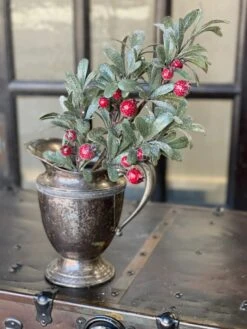 Crystalline Mistleberry Spray, 22"