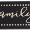 "Family" Carved Wood Sign