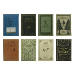 Canvas Book Storage Box, 8 Style Options