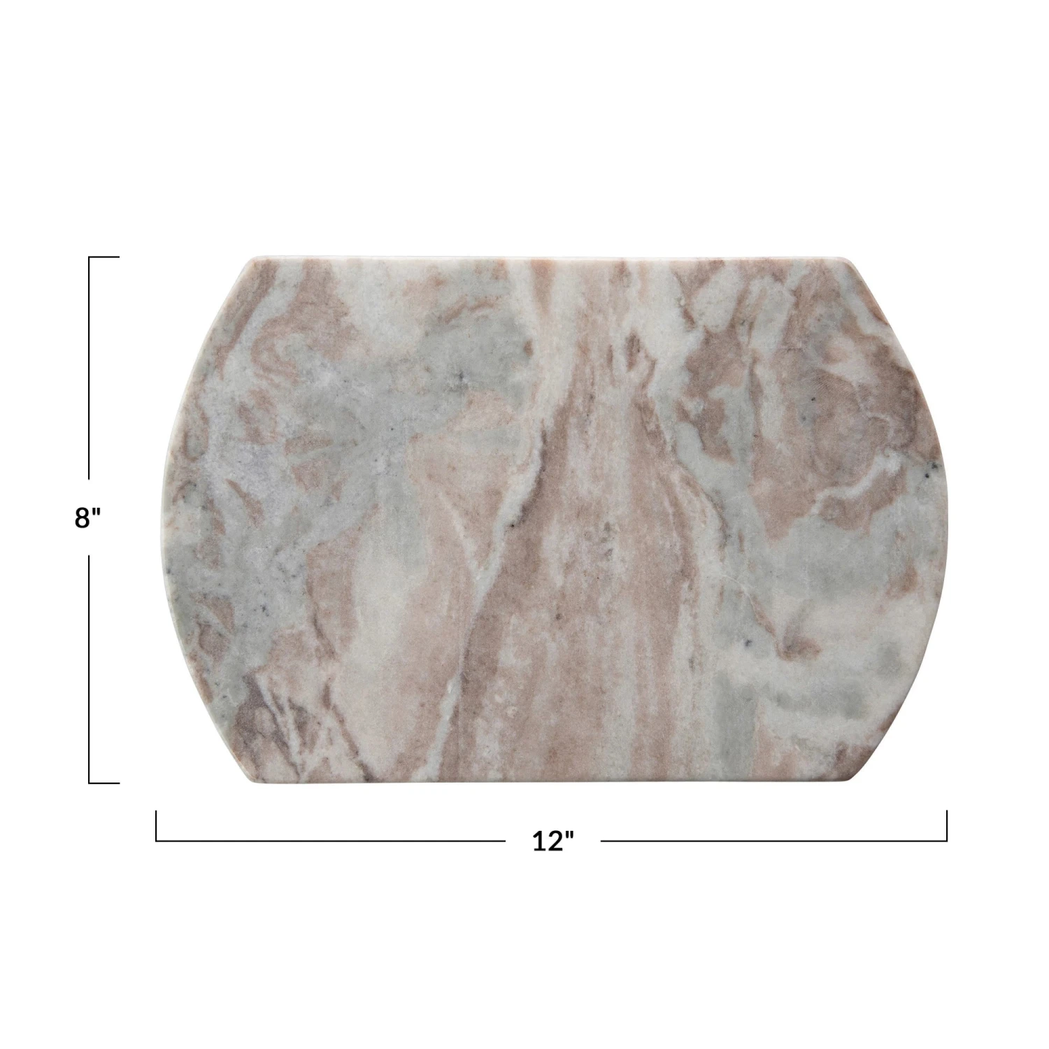 Marble Cheese Cutting Board, Buff Color - Image 4