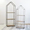 Metal House Display Shelf, 2 Size Options (Pick Up Only)