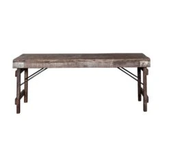 TRUE VINTAGE India Iron Frame Wedding Table Bench (Pick Up Only)