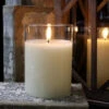 Radiance LED Poured Candle, Simply Ivory, 3.5” Dia X 5” T