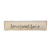 “Home Sweet Home” Long Grainsack Gusset Pillow By Mud Pie