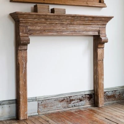 Heavy Wood Mantel By Park Hill Collection (Pick Up Only)
