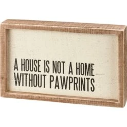 Pawprints Box Sign