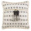 “X O X O” Dhurrie Tassel Pillow By Mud Pie