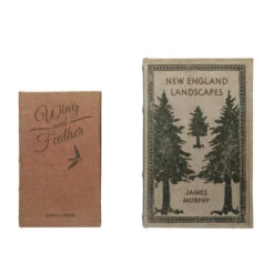 Canvas Book Storage Box “New England Landscapes", 2 Size/Style Options