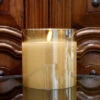 Radiance LED Poured Candle, Champagne, 6” Dia X 6” T