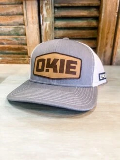 The Okie Brand Hat, Natural Tan Leather Okie, Various Color Options