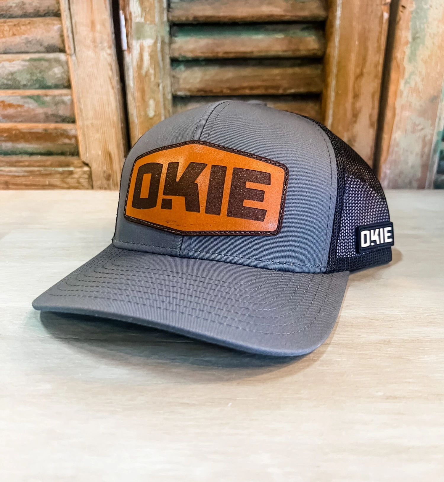 The Okie Brand Hat, Saddle Tan Leather, Various Color Options (Special Order Available)