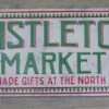 Mistletoe Market Metal Sign