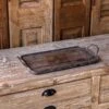 Wood & Metal Rectangular Tray By Porch View Home (Pick Up Only)